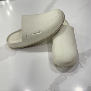 Nike Cream Slide Sandals